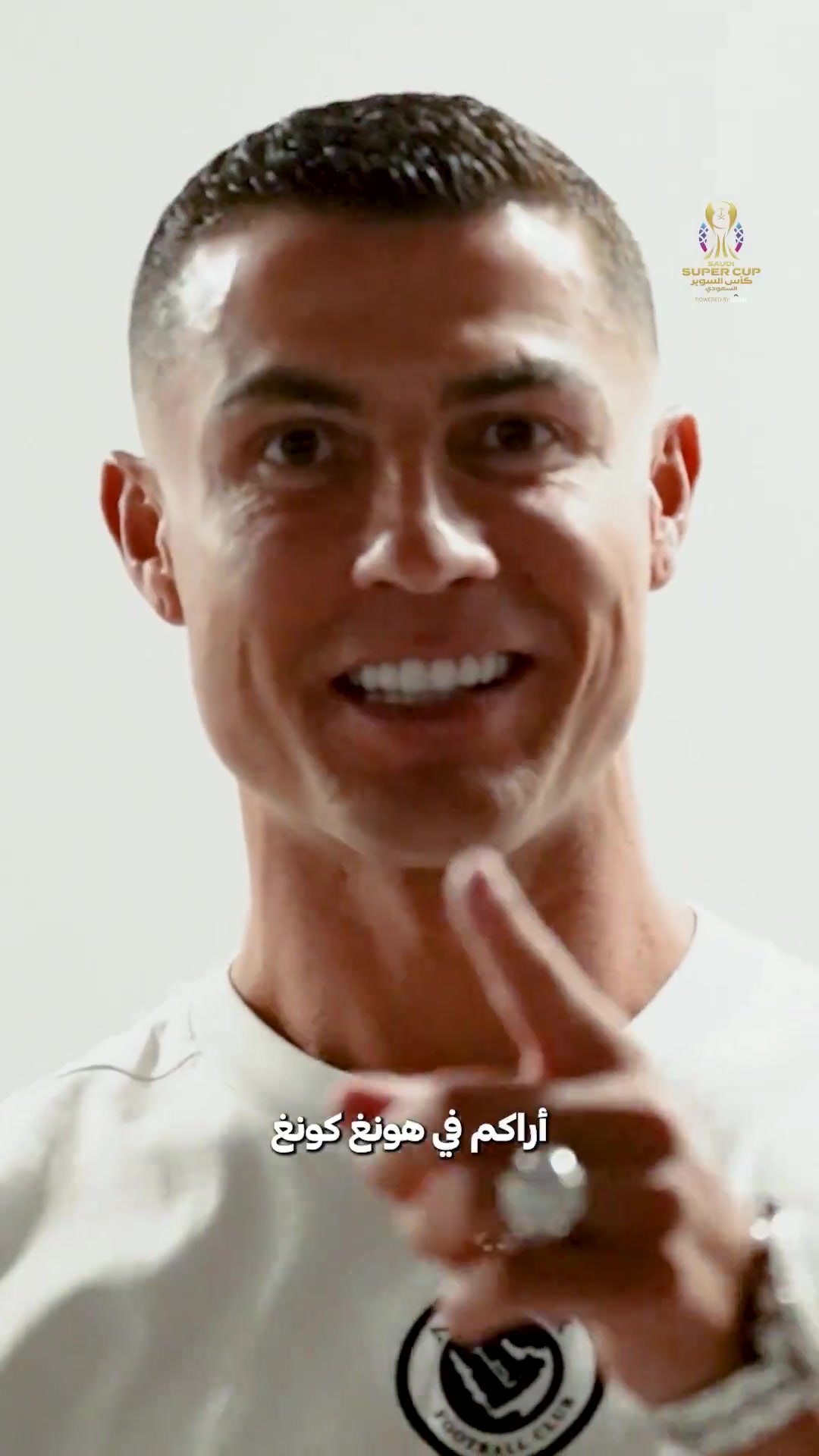 开云注册平台-总裁秀中文🤩将在中国香港参加沙超杯，C罗用中文说&quot;你好&quot;👋