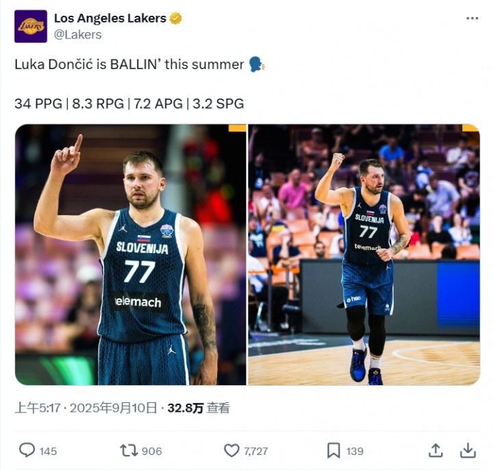 开云足球-湖人官方推特终于发布东契奇内容，球迷调侃：迫于压力才更新？球队表现令人失望